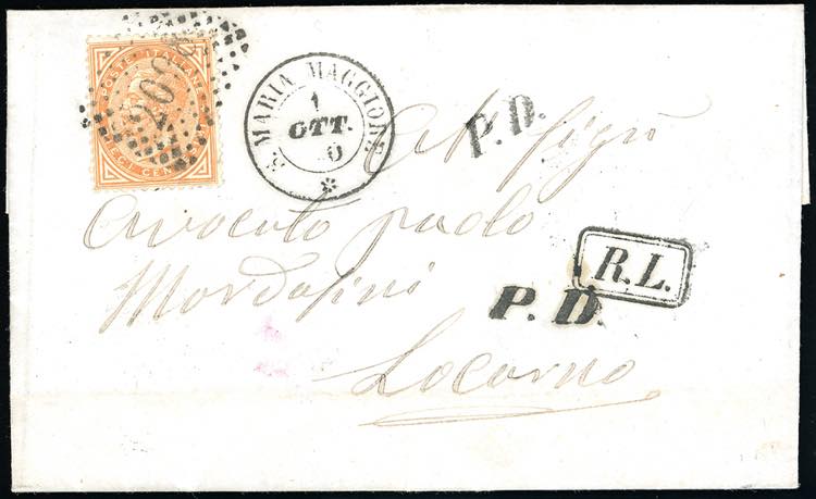 1870 - 10 cent. De La Rue, ... 