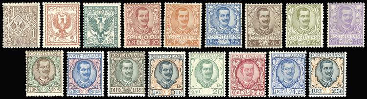 1901 - Floreale, serie completa ... 