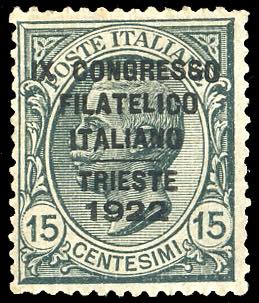 1922 - 15 cent. Congresso ... 