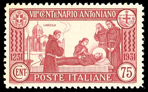 1931 - 75 cent. SantAntonio, ... 