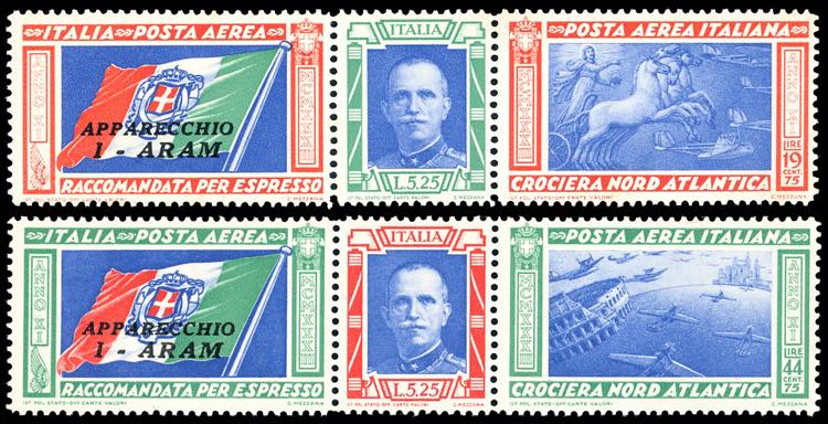 1933 - Trittici I-ARAM (51/52),  ... 