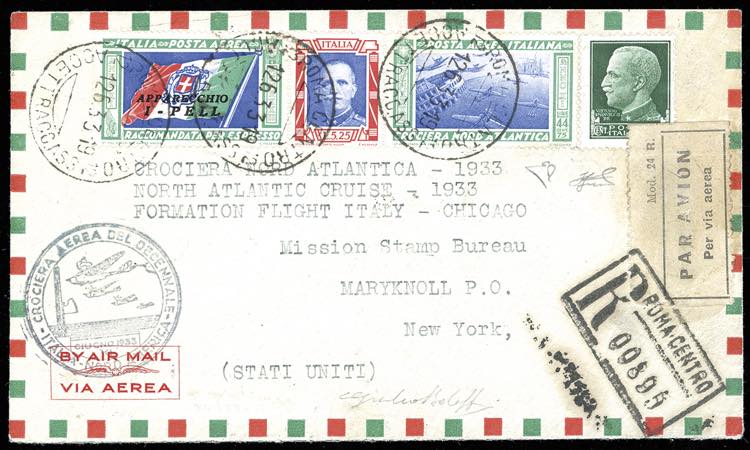 1933 - 5,25 + 44,75 lire Trittico ... 