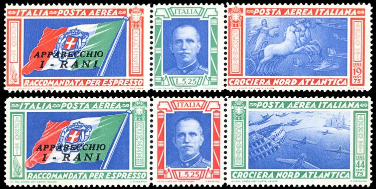 1933 - Trittici I-RANI (51P/52P), ... 