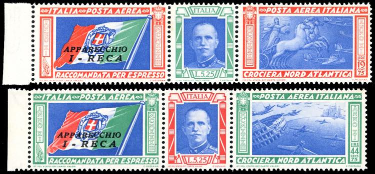 1933 - Trittici I-RECA (51Q/52Q),  ... 