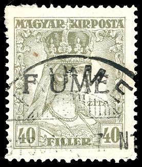 1918 - 40 f. Zita, soprastampa a ... 