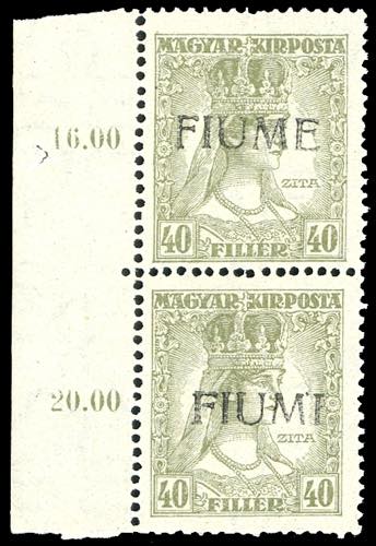 1918 - 40 f. Zita, soprastampa a ... 