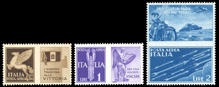 1942 - Non emessi, serie completa ... 