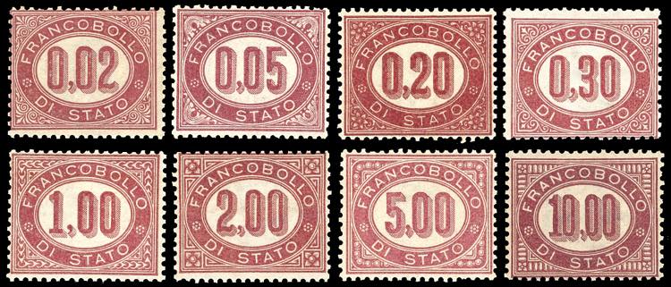 1875 - Serie completa (1/8), ... 