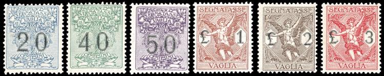 1924 - Lemissione completa (1/6), ... 