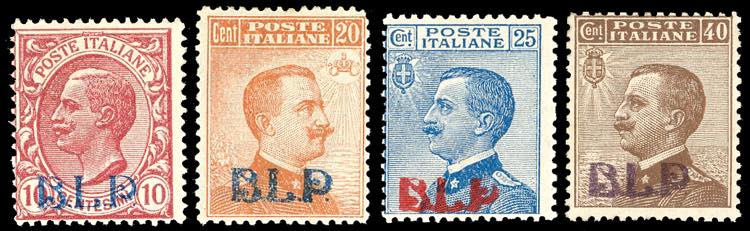 1921 - Soprastampati BLP, I tipo, ... 