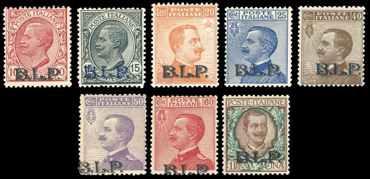 1922 - Soprastampati BLP, II tipo, ... 