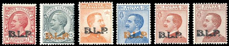 1923 - Soprastampati BLP, III ... 