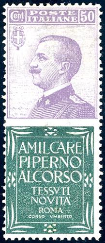 1924 - 50 cent. Piperno (13), ben ... 