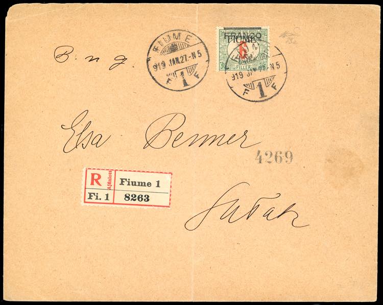 1919 - 45 f. su 6 f., soprastampa ... 