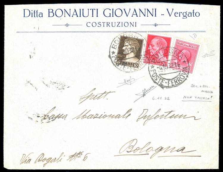 1932 - 20 cent. marca da bollo ... 