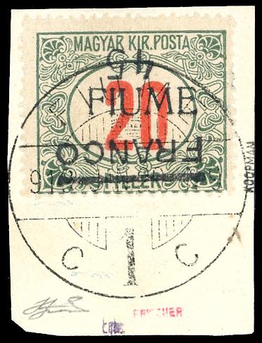 1919 - 45 f. su 20 f., soprastampa ... 