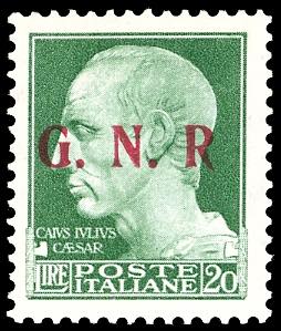 1943 - 20 lire verde giallo, ... 