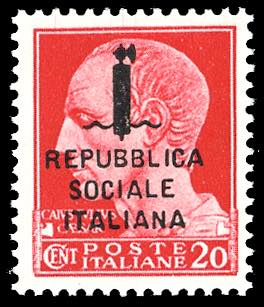 1944 - 20 cent. carminio ... 