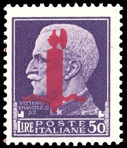 1944 - 50 lire soprastampato ... 