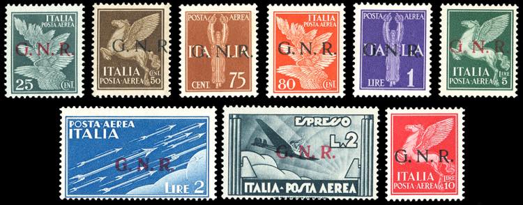 1944 - Soprastampati G.N.R., ... 