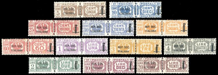 1944 - Soprastampati, serie ... 