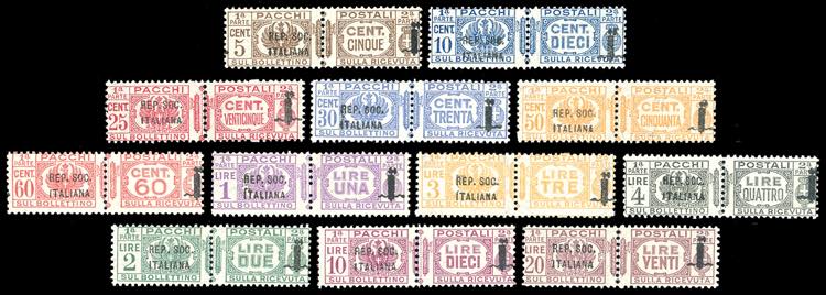 1944 - Soprastampati, serie ... 