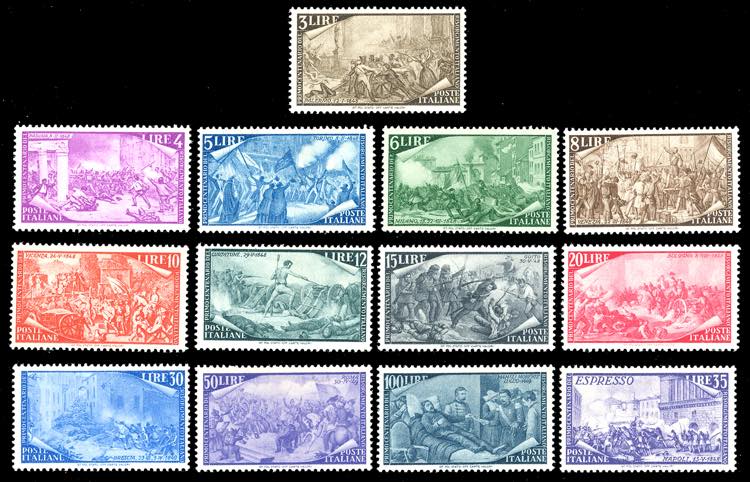 1948 - Risorgimento (580/591+E), ... 