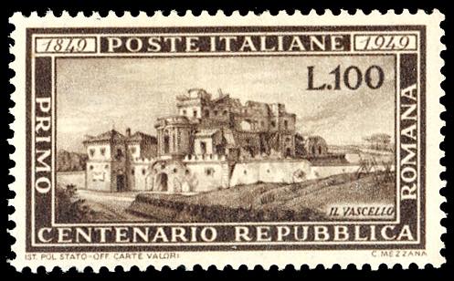 1949 - 100 lire Repubblica Romana ... 