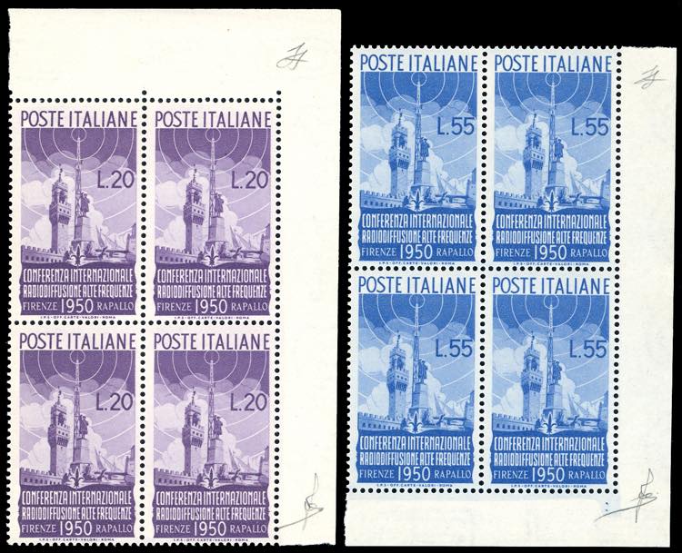 1950 - Radiodiffusione, serie ... 