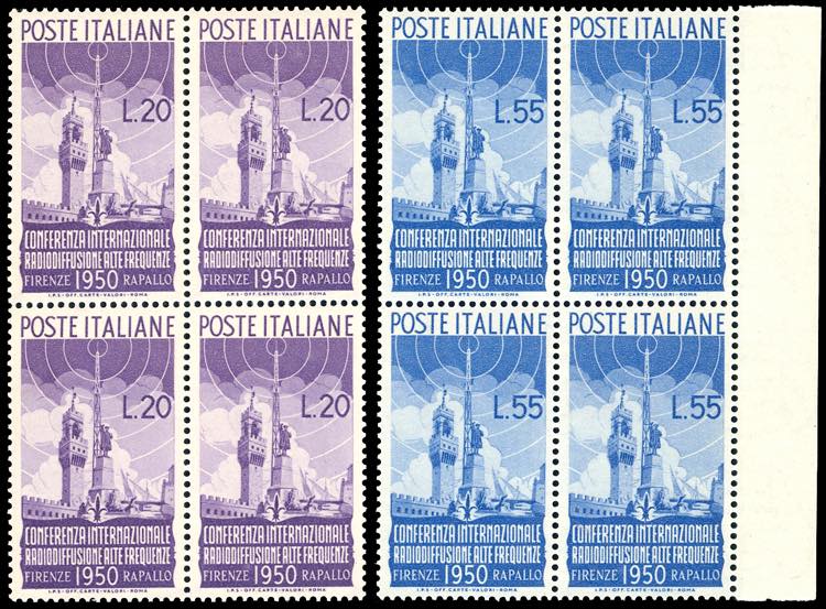 1950 - Radiodiffusione, serie ... 