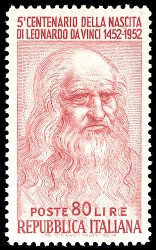 1952 - 80 lire Leonardo, dent. 13 ... 