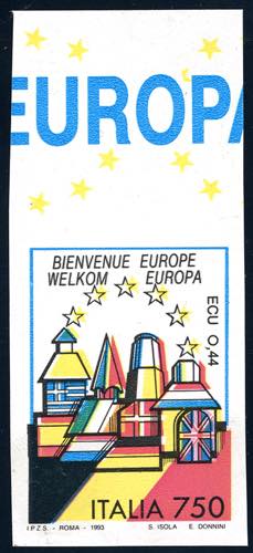 1993 - 750 lire Belgio, Europa ... 