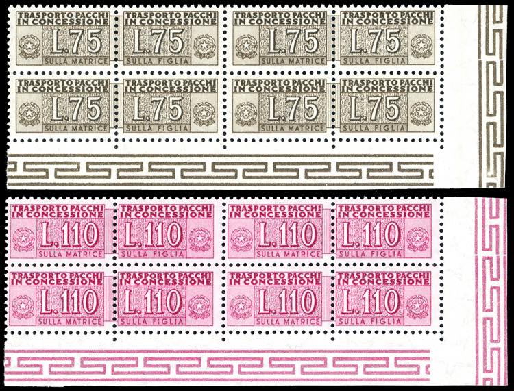 1955 - 75 lire bruno e 110 lire ... 