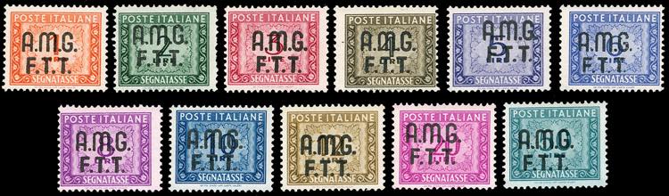 SEGNATASSE 1947/49 - Soprastampati ... 