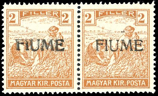 1918 - 2 f. Mietitori, soprastampa ... 