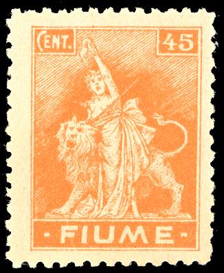 1919 - 45 cent. Allegorie e ... 