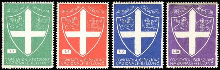 BELLUNO 1945 - Serie completa ... 