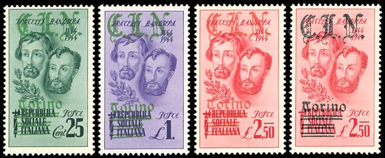 TORINO 1945 - Fratelli Bandiera, ... 