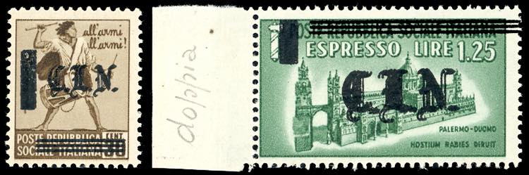 TORINO 1945 - 30 cent. e 1,25 lire ... 