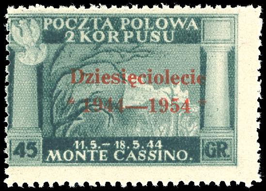 GOVERNO DI LONDRA 1954 - 45 g. ... 