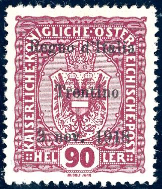 TRENTINO ALTO ADIGE 1918 - 90 h. ... 