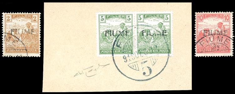 1918 - 2 f., 5 f., 10 f. ... 