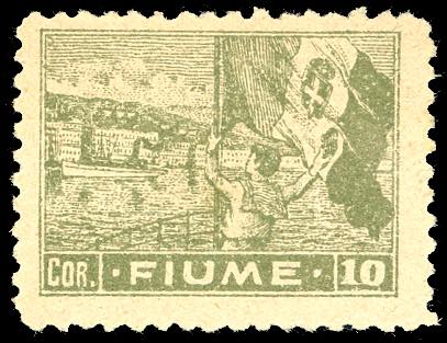 1919 - 10 cor. Allegorie e Vedute, ... 