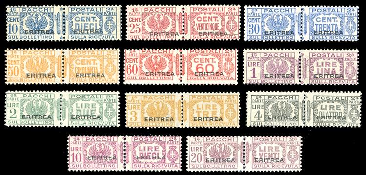 PACCHI POSTALI 1927/37 - Fasci al ... 