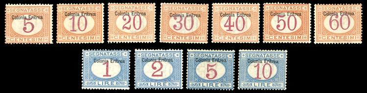 SEGNATASSE 1903 - Soprastampati in ... 