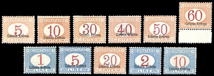 SEGNATASSE 1920/26 - Soprastampati ... 