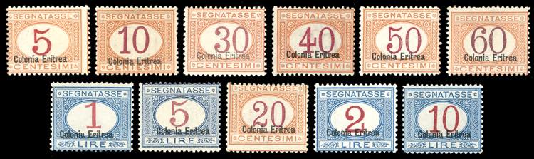 SEGNATASSE 1920/26 - Soprastampati ... 