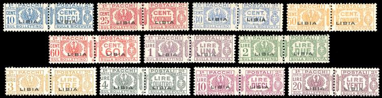 PACCHI POSTALI 1927/37 - Fascio al ... 