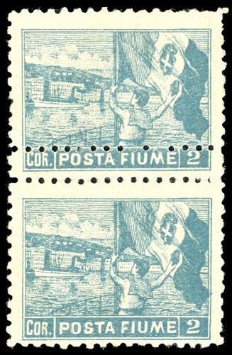 1919 - 2 cor. Posta Fiume, non ... 