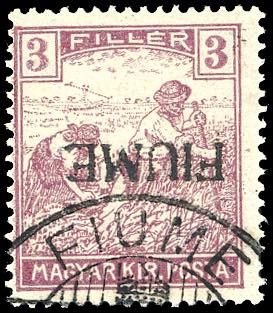 1918 - 3 f. Mietitori, soprastampa ... 